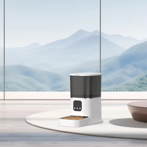 เครื่องป้อนอาหารสัตว์แบบปุ่มอัจฉริยะพร้อมกล้อง WiFi ควบคุมแอปพลิเคชั่น Tuya สำหรับสุนัขแมวสุนัขแห้งชามให้อาหารตารางการให้อาหาร - Product Image 4