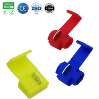 Cosse à sertir en laiton isolée à épissure rapide, fils rouges, bleus et jaunes, garantie de 5 ans de 0.5 à 6.0 Mm²
