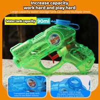 Pistola de Agua Zhorya Mini Super Water Soaker para Niños, Juguete de Playa y Arena para el Verano