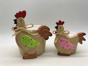 Maceta de cerámica decorativa hecha a mano para pollos y rozadores, diseño nuevo, ideal para decoración de jardín y Pascuas - Product Image 6