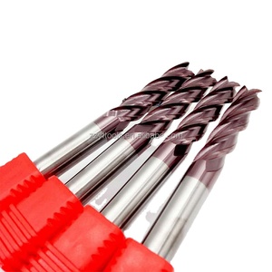 Hrc45 hrc55 hrc60 hrc65 tungsten carbide phẳng kết thúc nhà máy với 10 mét Shank OEM hỗ trợ Dâu Tây Lớp phủ thép không gỉ kim loại - Product Image 4