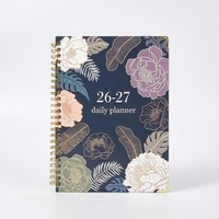 Agenda Quotidien Personnalisé 2026-2027, Planificateur Mensuel, Suivi des Objectifs, Journal, Carnet Spirale, Bureau, Étudiants, École, Cahier Personnalisé