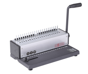 TPPS TC12 Hot Sale 12-Sheet A4 Size Binding Machine for Comb Binder bank note binding machine