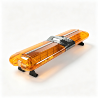 Barre lumineuse d'avertissement LED ambre haute puissance BIAOCHI avec sirène, haut-parleur, lampe stroboscopique 12V pour voitures, camions, signalisation d'urgence, alarme