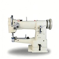 Machine à coudre industrielle pour cuir avec pied entraîneur et nouveau design pour la fabrication de chaussures, haute qualité