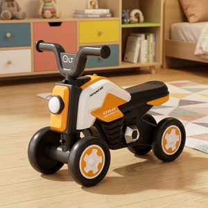 Nouveau Vélo d'équilibre silencieux à quatre roues en stock pour enfants de 1 à 6 ans, Voiture à bascule pour bébé, Twister Bike Factory Baby Swing Car - Product Image 2