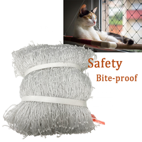 Filet de sécurité durable pour balcon et fenêtre, maille invisible empêchant les animaux de tomber