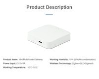 Zigbee-puerta de enlace multimodo inalámbrica, compatible con zigbee BLE, malla, puerta de enlace multimodo