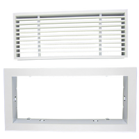 Diffuseur d'air linéaire amovible, grille de retour d'air de plafond pour climatisation