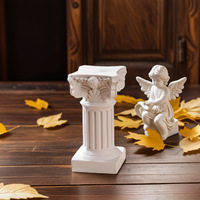 Mini colonne romaine grecque vintage européenne en résine, style Art Déco, ornement de bureau pour la décoration d'anniversaire, de la maison, de la chambre ou du bureau, idéal comme cadeau