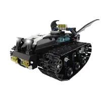 KAIYU LED RC uygulaması yarasa araç kamyon tankı yapı taşları uzaktan kumanda Off-Road araba yarışı araba tuğla oyuncaklar erkek Legoed teknik araba