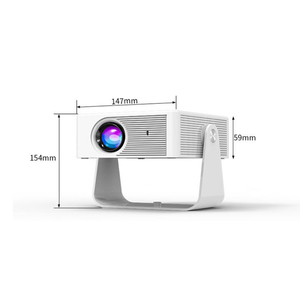 Projecteur intelligent N8 Android 11.0, double WiFi, mise en miroir sans fil, <span class=keywords><strong>Airplay</strong></span>, Miracast, 720P natif, projecteur vidéo 4K pour téléphone - Product Image 2