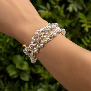 E350-B156-0378G สร้อยข้อมือประดับลูกปัดแฟชั่น - Product Image 3