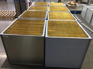 Système de ventilation d'air frais Ahu de haute qualité, échangeur de chaleur sensible, échangeur de chaleur diamant, flux croisé - Product Image 4