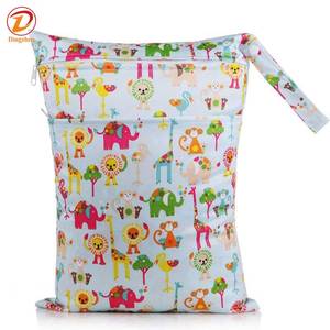 Sac à couches en tissu imperméable avec Double fermeture éclair, pour couches, imperméable, <span class=keywords><strong>de</strong></span> petite taille, pour les costumes <span class=keywords><strong>de</strong></span> <span class=keywords><strong>bain</strong></span>, pour bébés et enfants, étiquette privée - Product Image 2