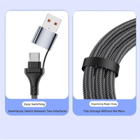 Cadeau promotionnel 2 en 3 multi-chargeur câble USB de charge de téléphone portable câble de charge polyvalent