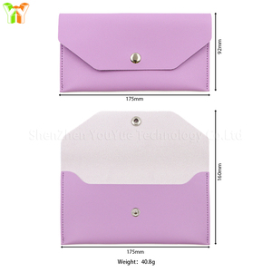 Bolsa de Papel A3 con Forma de Sobre para Oficina, Portátil, de Cuero PU, con Botón para Efectivo y Tarjetas de Crédito, Bolsillo para Archivos de Escritorio, Accesorios para Cartas - Product Image 2
