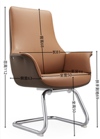 Chaise de bureau exécutive ergonomique à dossier haut en cuir PU, inclinable, avec base en aluminium pivotante, pour bureau de direction, ordinateur, siège de PDG
