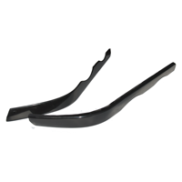 Accessoire extérieur de voiture Décoration plastique ABS auto-adhésif noir pour BMW 3 E36 Touring Protecteur de phares frontaux