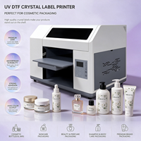 Printer Stiker Label Kristal Pabrik UV DTF untuk Pencetakan Kemasan Kosmetik Printer Inkjet Flatbed A3 OEM & ODM