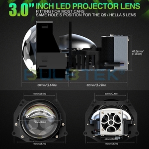 BULBTEK Bóng Đèn Pha <span class=keywords><strong>LED</strong></span> Xe Hơi AD34 300W 30000Lumen Máy Chiếu <span class=keywords><strong>LED</strong></span> Đèn Pha Ô Tô Đèn Pha <span class=keywords><strong>LED</strong></span> Hai Chùm - Product Image 6