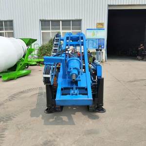 Madencilik dizel motor Powered için yüksek beygir gücü hidrolik fotovoltaik küçük sondaj kulesi aşağı-delik delme makinesi - Product Image 4