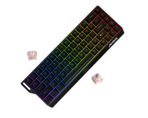 <span class=keywords><strong>Clavier</strong></span> mécanique Jedel 68 touches <span class=keywords><strong>filaire</strong></span> avec interrupteurs magnétiques, éclairage RVB, anti-ghosting sur toutes les touches, <span class=keywords><strong>clavier</strong></span> de jeu compatible avec <span class=keywords><strong>Apple</strong></span> - Product Image 4