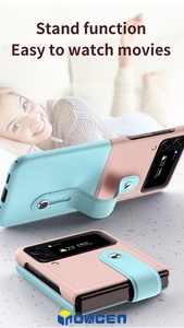 เคสสำหรับ Samsung Galaxy <span class=keywords><strong>Z</strong></span> <span class=keywords><strong>Flip</strong></span> 5 ขายส่งจากโรงงาน เคสโทรศัพท์แบบ<span class=keywords><strong>พับ</strong></span><span class=keywords><strong>ได้</strong></span> <span class=keywords><strong>Flip</strong></span> <span class=keywords><strong>3</strong></span> <span class=keywords><strong>Flip</strong></span> 4 พร้อมสายคล้องมือ ปกนิ่ม - Product Image 2