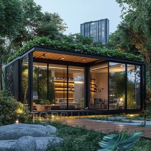 Maisons préfabriquées modulaires en conteneurs de luxe modernes et respirantes de fabrication chinoise, plans pour villa, bureau, immeuble, appartement - Product Image 6