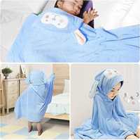 Ultra Soft Animal Design Hooded Towel Wrap Microfiber Hight Quality Hooded Kids Set Bath Towels