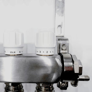 Collecteur d'eau hydronique en acier inoxydable au design moderne pour chauffage par le sol, 110v/220v/230v, utilisation en appartement et en hôtel, flexible - Product Image 3