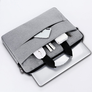 Sac pour ordinateur portable imperméable et antichoc, sacoche d'affaires, sac fourre-tout grande capacité, sac à bandoulière pour femme, école, bureau - Product Image 2