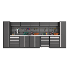 RW Heavy-Duty Modular thép nhà để xe máy trạm bàn làm việc và con lăn Tủ kết hợp cho hội thảo sử dụng OEM tùy chỉnh - Product Image 6