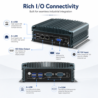 Computadora Industrial Automatizada con CPU I3-6005U/I5-6200U/I7-6500U, Doble LAN, USB, COM, HD, VGA, WiFi, 4G Opcional, OEM, ODM, Personalizable