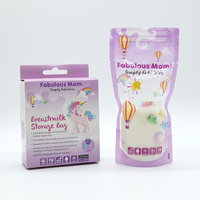 Sacs de conservation du lait maternel sans BPA, pré-stérilisés, pochettes à fermeture éclair verticales, qualité alimentaire, compatibles congélateur, impression personnalisée, vente en gros
