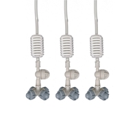 Micro-arroseur suspendu à effet de serre 4 voies brumisateur de jardin gris Buse de brumisation Système d'atomisation