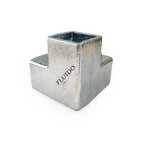 Colliers de serrage pour tuyaux en fonte malléable zingués, clé carrée pour connexion rapide