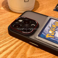 Étui de téléphone antichoc en TPU avec motif de dessin animé estampé à chaud pour cartes de jeu, compatible avec les modèles 17/16/15/14/13/12 – Nouveau design