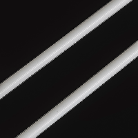 Many Sizes All Thread Rod Black White Plastic Nylon PA66 M12 Threaded Steel Bar Polyamide 66 Plastic Bolt Screw Din975 DIN976