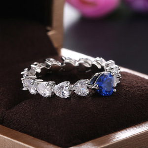 Anello con Design a Cuore, Anello Classico da Dito per Donne - Product Image 6
