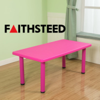 Table et chaise pour la maternelle et la préscolaire, table d'étude en plastique, chaise colorée pour enfants, ensemble de tables et de chaises d'école, bureau d'école