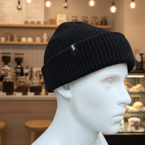 Bonnets d'hiver en acrylique tricotés jacquard de haute qualité personnalisés, broderie, nœuds dessinés à la main, qualité d'impression élevée, bonnet unisexe - Product Image 4