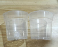 Ensemble de pots à orchidées épais et durables, transparents, respirants, à fentes, en plastique, pour une utilisation à la maison, en intérieur ou en jardin