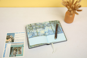 Cuaderno Artístico con Páginas a Color de Pinturas al Óleo de Van Gogh, Diario Estilo <span class=keywords><strong>Monet</strong></span> - Product Image 3