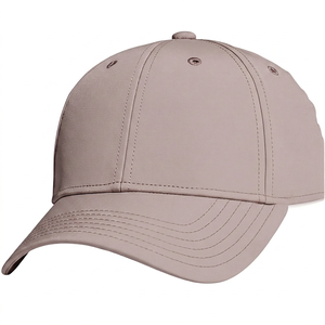 Gorra de Béisbol Roja de 6 Paneles, Color Sólido, Ajustable, Unisex, Tela de Sarga, Estilo Casual, Gorra para Adultos - Product Image 2