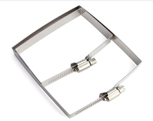 OEM chất lượng cao thép không gỉ bạc Ống kẹp biểu tượng tùy chỉnh xử lý Ống kẹp cho ống intercooler hệ thống ống nước - Product Image 3