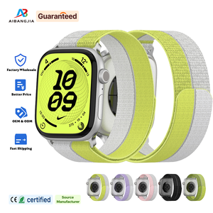 Cinturino Traspirante Regolabile in Morbido Tessuto di Nylon per <span class=keywords><strong>Apple</strong></span> <span class=keywords><strong>Watch</strong></span>, per IWatch, per Donne e Uomini - Product Image 1