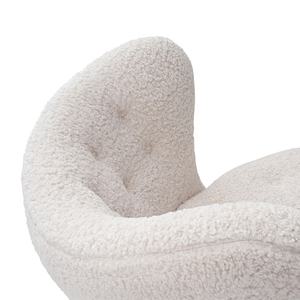 Fauteuil <span class=keywords><strong>scandinave</strong></span> moderne en laine avec pieds en bois de frêne massif, fauteuil en <span class=keywords><strong>velours</strong></span> pour salon, chaises longues pour la maison et l'hôtel - Product Image 6