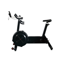Vélo de spinning d'intérieur portable en acier inoxydable, à résistance par ventilateur et entraînement électrique réglable, en promotion directe usine