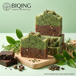 Barra de Champú Anticaída con Jengibre, Jabón Calmante para el Cuero Cabelludo con Artemisia, Barra Limpiadora Capilar Natural con Bayas de Jabón para Reparación del Cabello Fino - Product Image 3